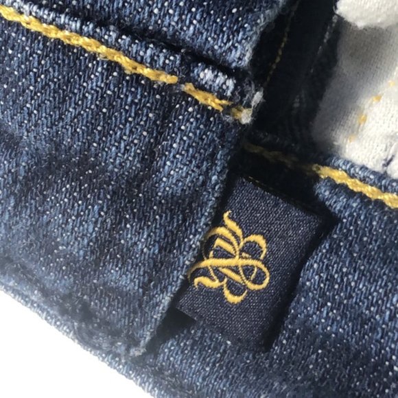 VINTAGE ROCK & REPUBLIC KASANDRA SLIM STRAIGHT JEANS 25x28 MADE IN USA 🇺🇸 - Picture 7 of 13